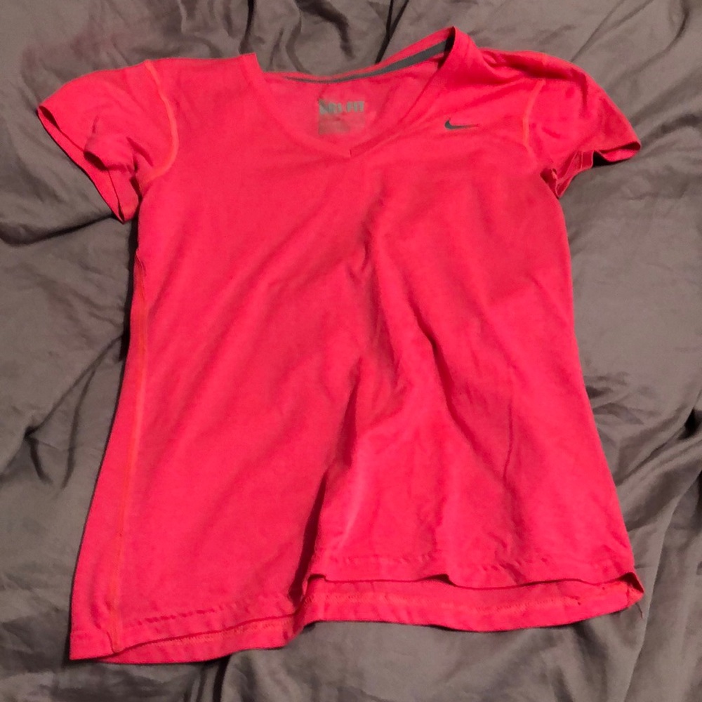 Pink nike shirt